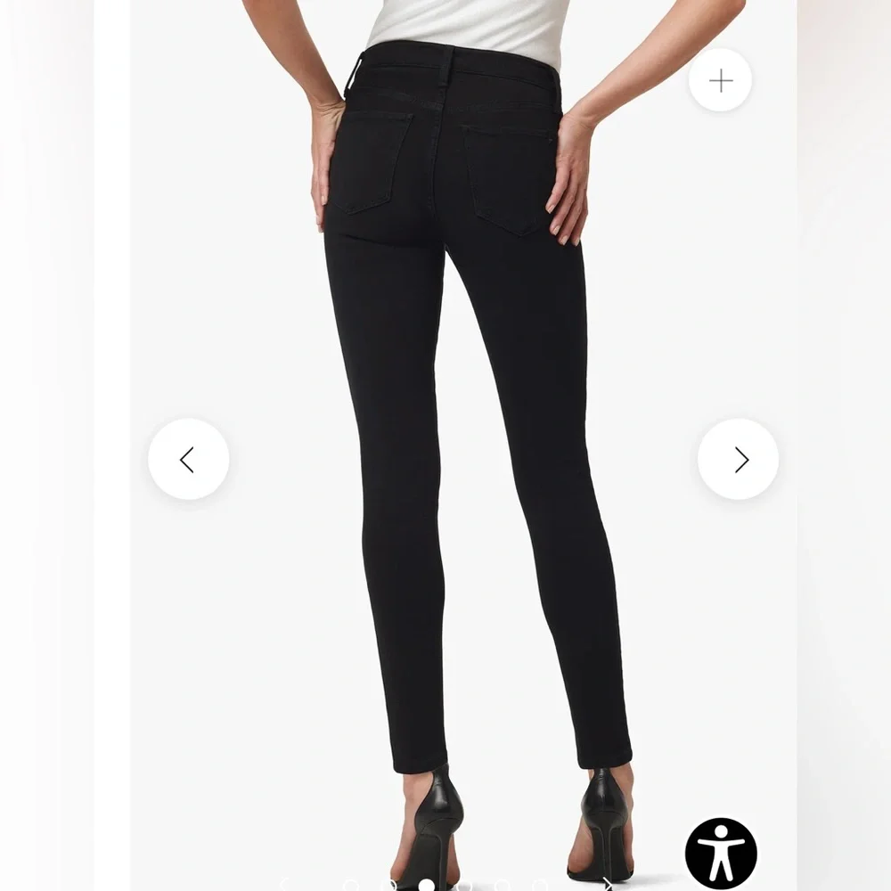 Joe's Jeans Black High Rise Skinny - Picture 2 of 7
